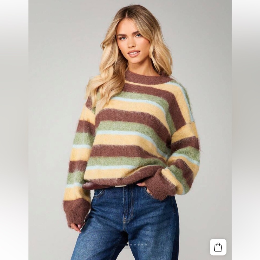 Missguided Multicolor Striped Sweater